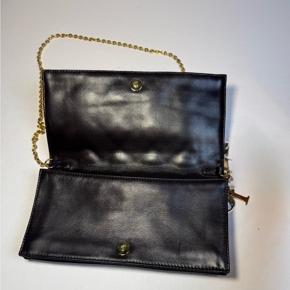 Lady Dior Black Quilted Leather Cannage Crossbody purse with Gold Chain - Picture 6 of 14